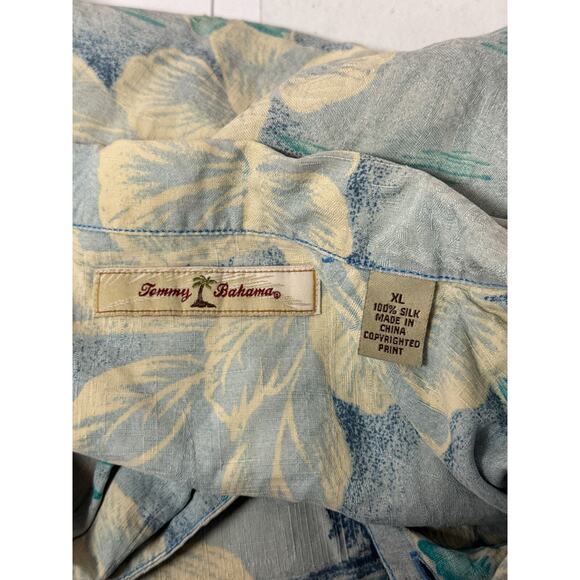 Tommy Bahama Shirt XL Mens Silk Hawaiian Island Volcano Button Down - Picture 7 of 7